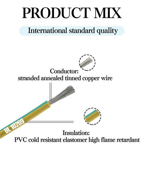 Wholesale UL 10269 Tin Plated Copper High Voltage Electronic Wire New