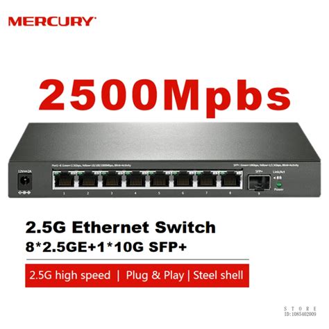 Mercury 8 Port 2 5g Ethernet Switch 8 2 5ge 1 Sfp Port 8 10 100