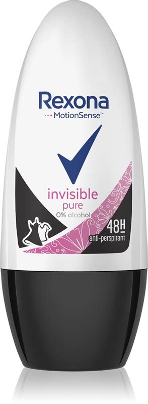 Rexona Invisible Pure Antiperspirant Roll On Notino Co Uk