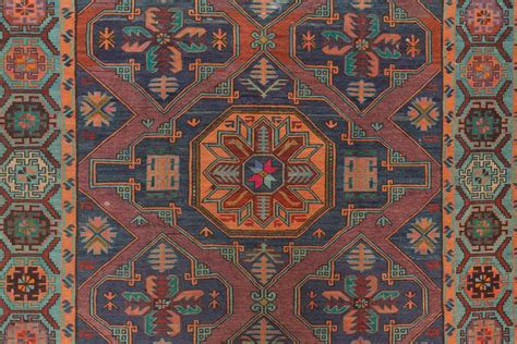 Винтажный Безворсовый Ковер Сумах Дагестан | Антикварные ковры Ирана ...