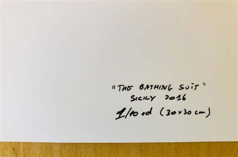 Sven Van Driessche The Bathing Suit Nude Polaroid Contemporary For Sale At 1stDibs