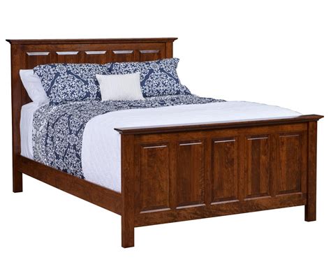 Panel Bed Amish Furniture Haus