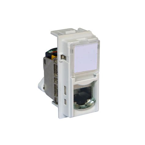 Living Now Rj45 Socket Category 6a Utp 1 Module Sand Bt