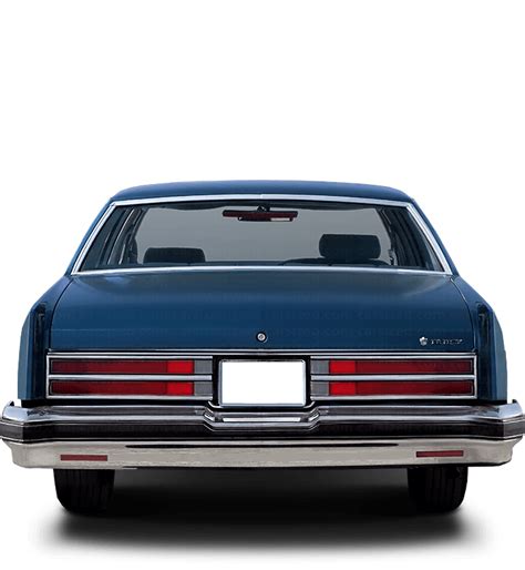 Buick Electra 1977 1979 Dimensions Rear View