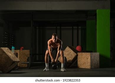 Fulllength Photo Handsome Man Naked Torso Stock Photo Shutterstock