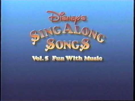 Disney's SingAlong Songs (1990) Promo (VHS Capture) - YouTube