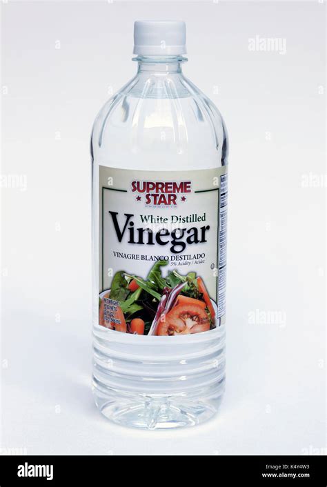 distilled white vinegar  res stock photography  images alamy