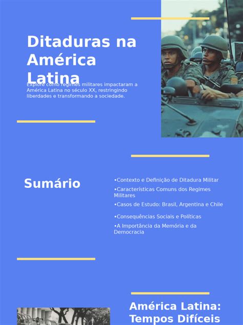 Ditaduras Da America Latina - Ditaduras Militares na América Latina | PDF | Ditadura | América Latina