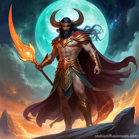 deimos greek god  terror stable diffusion