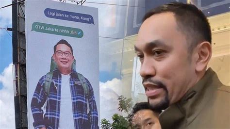 Viral Lokal Baliho Ridwan Kamil Otw Jakarta Bukan Untuk Nyagub Golkar