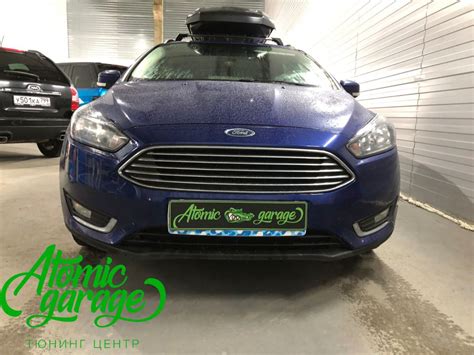 Ford Focus 3 рестайлинг, установка линз Bi-led Optima Pro + омыватель ...