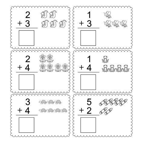 Раскраска Сложение для младших школьников распечатать или скачать