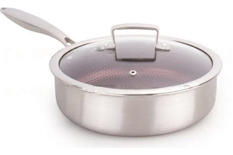 Глубокая сковорода Edenberg с крышкой 26 см нержавеющая сталь тефлон EB ...