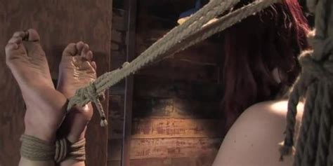 Claire Adams And Sabrina Fox Lesbian BDSM Lezdom Redhead Clamps Dildos Hitachi