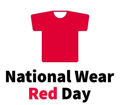 National Wear Red Day Zoom Background