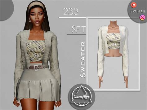 Sims 4 Mods Clothes Sims 4 Clothing Sims Mods Cardigan Top Sims 4