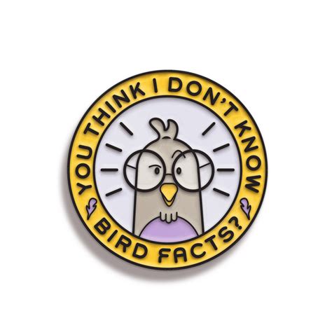 Pin of The Month March '23 - Bird Facts – Dropout Store