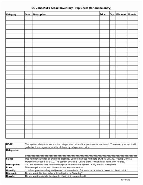 Printable Liquor Inventory Sheets Elegant Bar Inventory Form with Bar ...