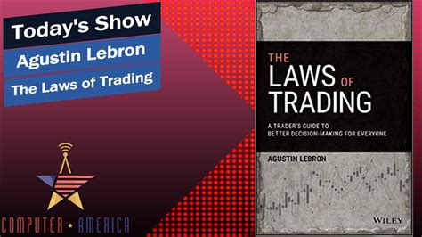 Agustin Lebron Author Of The Laws Of Trading Youtube