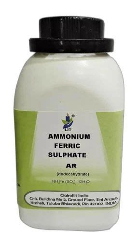 Ammonium Ferric Sulphate 99 500gm Bottle At 968 Kg In Thane ID