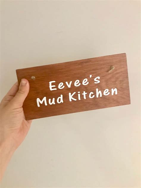 Wooden Mud Kitchen Sign Mud Kitchen Sign Mud Kitchen | Etsy