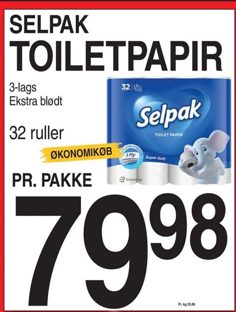 SELPAK TOILETPAPIR Tilbud Hos ABC Lavpris