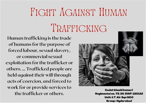 Fight Against Human Trafficking India Ncc