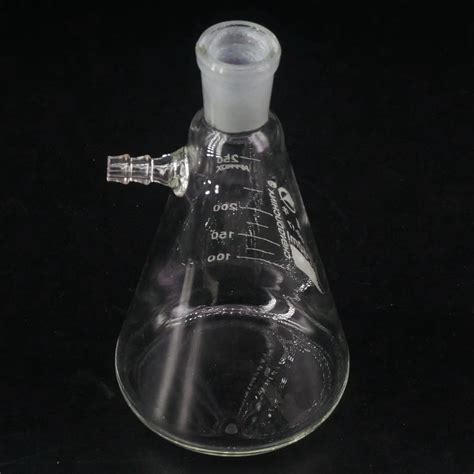 250ml 19 26 Ground Joint Borosilicate Glass Conical Filter Flask With