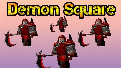 Demon Square Fallen Mode Roblox Tower Defense Simulator Only Gladiators