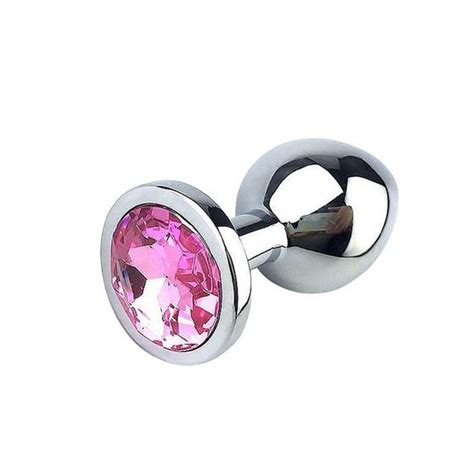 Plug Anal Joia Em A O Inox M Dio Dilatador Anal Sex Shop Si Plug Sexual Magazine Luiza