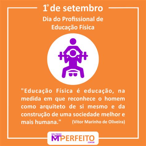 Dia Do Professor De Educação Fisica - 1º de Setembro - Dia do Profissional de Educação Física - Meu Treino ...