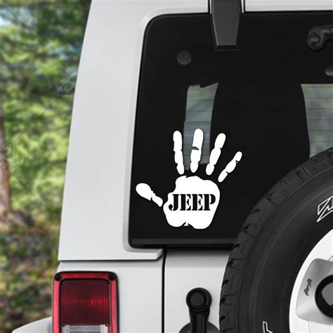 Jeep Wave Jeep Decal - Pathmaker Productions