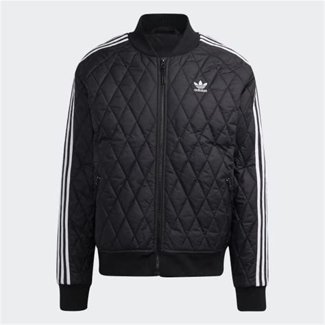 Adidas Men S Adicolor Classics Quilted SST Track Jacket Black Free