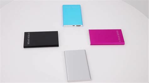 Portable Gift Rohs Power Bank 10000mah 6000mah Slim Mobile Power Banks ...