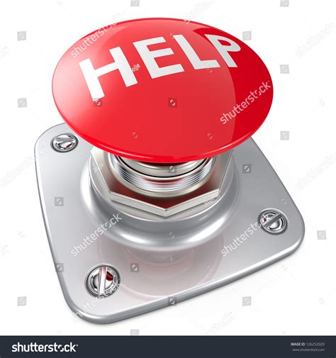 Red Help Button Stock Illustration 126252029 Shutterstock