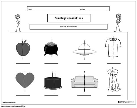 Simetrijas Darblapa Bw Storyboard Por Lv Examples