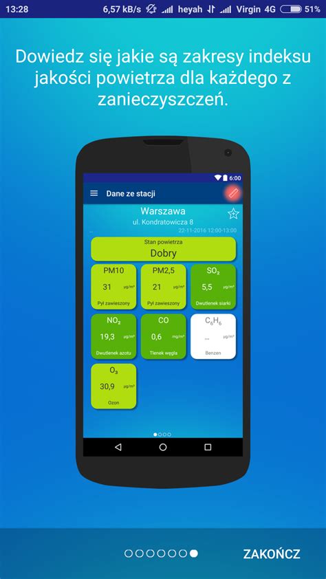Aplikacja Powietrzna Na Telefony Z Systemem Android Ios I Windows Gio