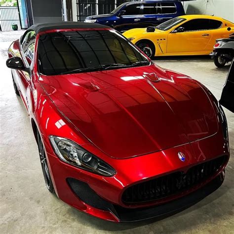 Best Ravoony Gloss Metallic Vampire Red Car Vinyl Wrap