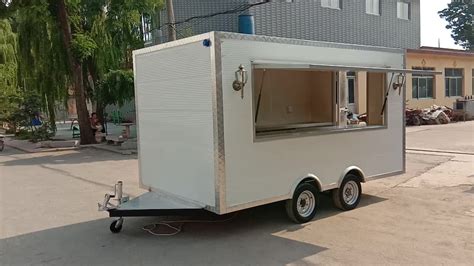 Churros Food Trailer Food Truck Refrigerator Freezer Food Truck For ...