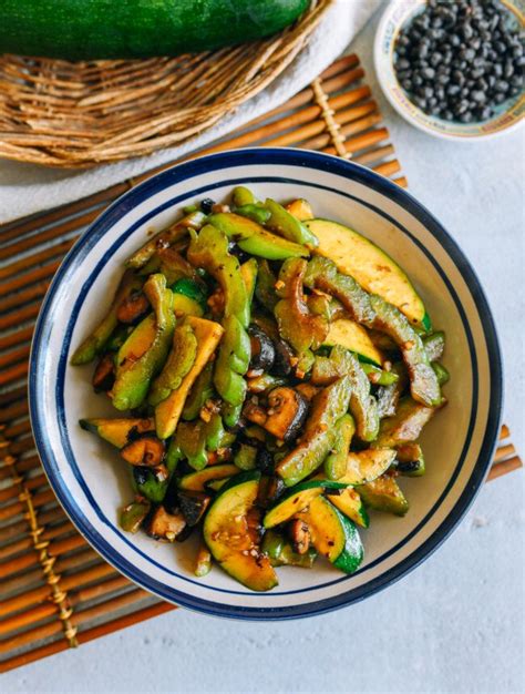 Bitter Melon Stir-fry with Black Bean Sauce - The Woks of Life