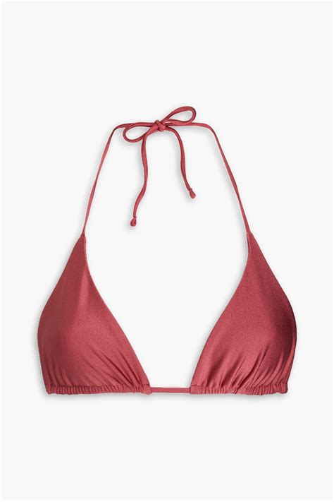 JADE SWIM Via Triangle Bikini Top THE OUTNET