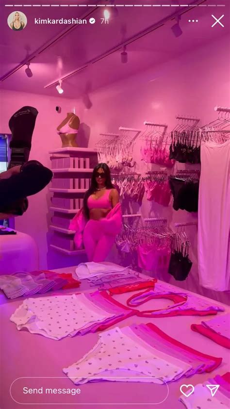 Kim Kardashian Shows Off Figure As She Launches Raunchy Valentines Lingerie Store Daily Star