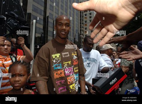 Basketball player Stephon Marbury at his 2007 Starbury Movement Tour II ...