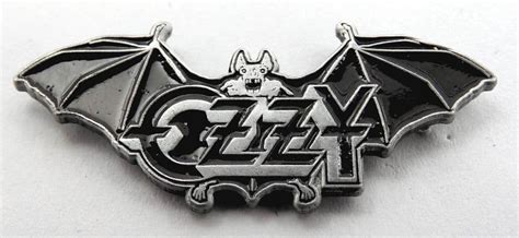 Ozzy Osbourne Bat Logo Enamelled Metal Lapel Badge