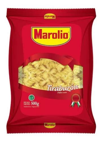 Pack X 12 Unid Fideos Tirabuzon 500 Gr Marolio