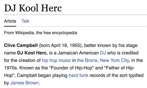 Hip-Hop's birth on August 11, 1973 + DJ Kool Herc - Gematria Effect News