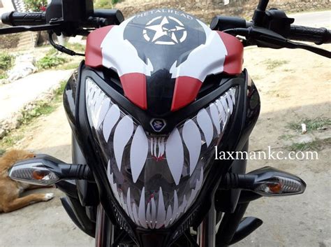 Venom Sticker Design For NS 200 Headlight Bike Headlight Bike Bike Pic