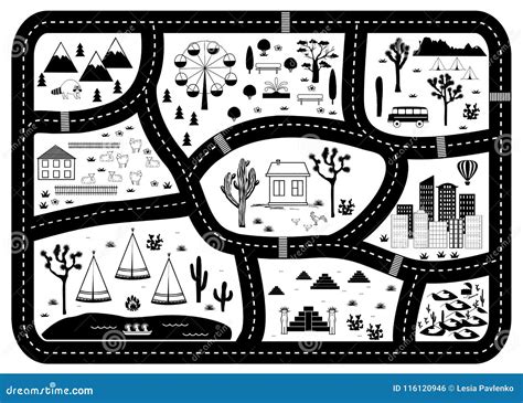 Kids Road Map Stock Illustrations – 615 Kids Road Map Stock ...