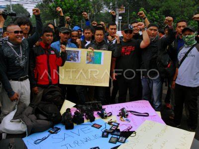 USUT KASUS PEMUKULAN WARTAWAN ANTARA Foto