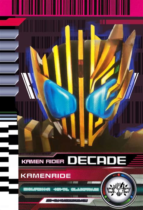 decade legend card gorgeous decade front  kamenfanart  deviantart